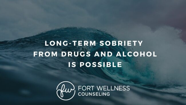 A wave showing that long-term sobriety from drugs and alcohol is possible.