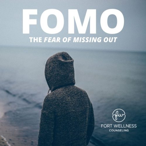 A male that is experiencing FOMO - the fear of missing out.